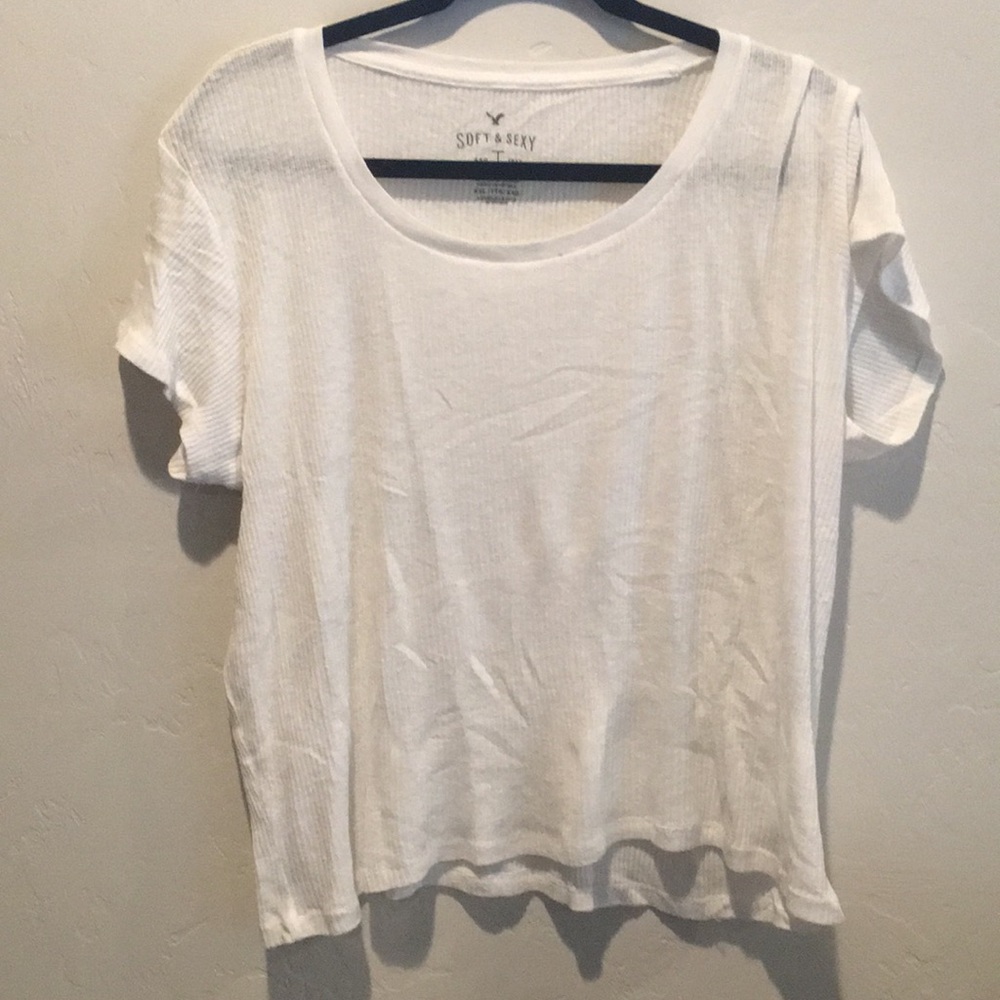 American Eagle Ribbed Tee